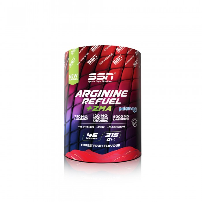 SSN Sports Style Nutrition Arginine Refuel + ZMA 315 Gr (Orman Meyve) Amino Asit