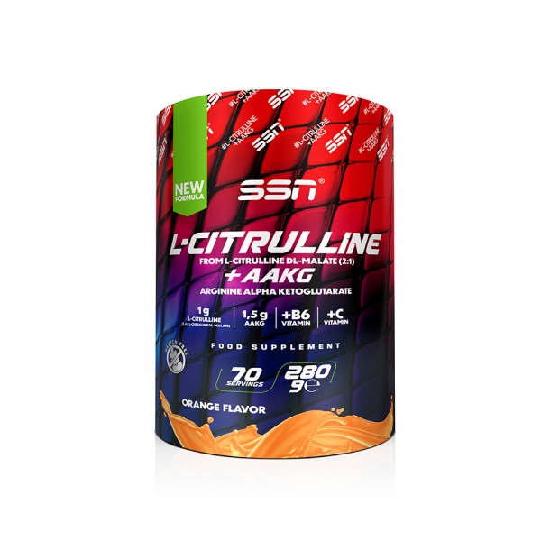 SSN Citrulline Malate AAKG 280 g Portakal 