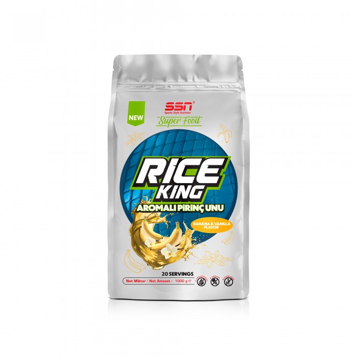 SSN Sports Style Nutrition SuperFood Rice King 1000  Gr Aromalı Pirinç Unu ( Muz ve Vanilya )