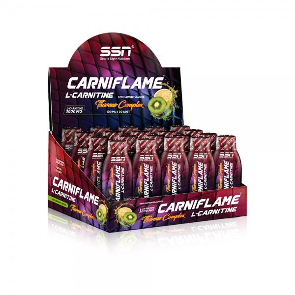 SSN Sports Style Nutrition Carniflame 3000 Mg 20 Shot (Kivi) L Karnitin SSN Sports Style Nutrition Carniflame 3000 Mg 20 Shot (Kivi) L Karnitin