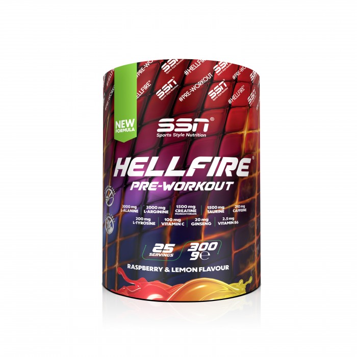 SSN Sports Style Nutrition HellFire 300 Gr (Ahududu Limon) Pre Workout