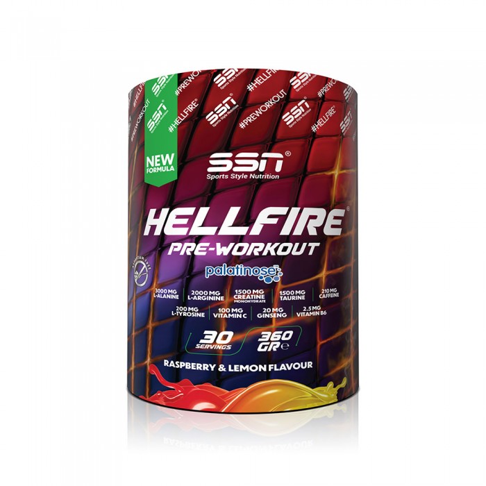 SSN Sports Style Nutrition HellFire 360 Gr (Ahududu Limon) Pre Workout