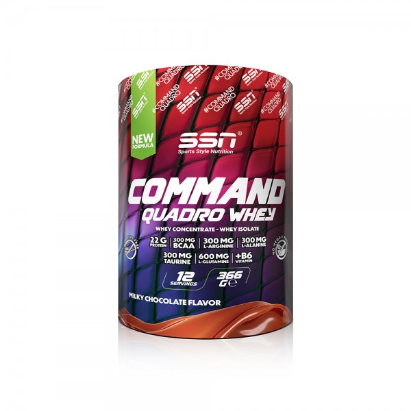 SSN Sports Style Nutrition Command Quadro Whey 366 Gr Çikolata Protein Tozu SSN Sports Style Nutrition Command Quadro Whey 366 Gr Çikolata Protein Tozu