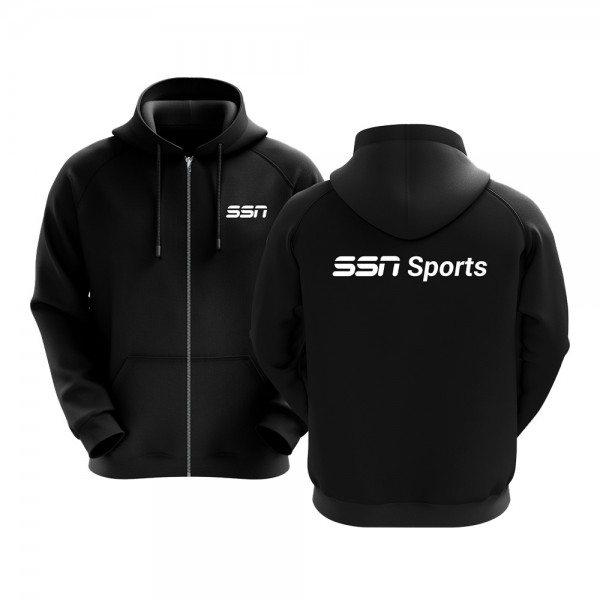 SSN Sports Style Nutrition Fitment Uzun Kollu Normal Kesim Kapüşonlu Fermuarlı Sweartshirt