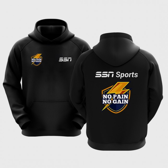 SSN Sports Style Nutrition Fitment Uzun Kollu Normal Kesim Kapüşonlu Sweatshirt